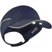 Skullerz<sup>®</sup> 8965 Lightweight Bump Cap Hat with LED Lighting, Navy Blue SGQ310 | Globex Building Supplies Inc.