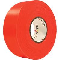 Flagging Tape, 1.1875" W x 164' L, Fluorescent Orange SGQ805 | Globex Building Supplies Inc.