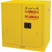 Flammable Storage Cabinet, 22 gal., 2 Door, 35" W x 35" H x 22" D SGU464 | Globex Building Supplies Inc.