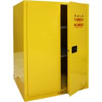 Flammable Storage Cabinet, 90 Gal., 2 Door, 43" W x 66" H x 34" D SGU586 | Globex Building Supplies Inc.