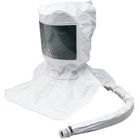 Replacement Tyvek<sup>®</sup> Maintenance Free Hood Assembly with Suspension, Universal, Soft Top, Single Shroud SGU785 | Globex Building Supplies Inc.