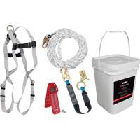 Dynamic™ Fall Protection Kit, Roofer's Kit SGW578 | Globex Building Supplies Inc.