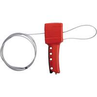 All Purpose PVC-Coated Cable Lockout, 8' Length SHB866 | Globex Building Supplies Inc.