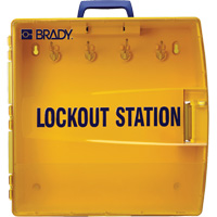 Ready Access Lockout Station, None Padlocks, 40 Padlock Capacity, Padlocks Not Included SHB869 | Globex Building Supplies Inc.