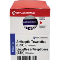 SmartCompliance<sup>®</sup> Refill Benzalkonium Chloride First Aid Treatment, Towelette, Antiseptic SHC029 | Globex Building Supplies Inc.