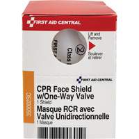 SmartCompliance<sup>®</sup> Refill CPR Faceshield with One-Way Valve, Single Use Faceshield, Class 2 SHC034 | Globex Building Supplies Inc.