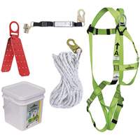 Compliance Fall Protection Kit, Roofer's Kit SHE932 | Globex Building Supplies Inc.