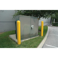 Ultra-Post Protector<sup>®</sup>, 4" Dia. x 52" L, Yellow SHF496 | Globex Building Supplies Inc.