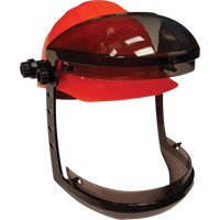 Facetec with Cap Attachment for Slotted Hard Hats, Ratchet Suspension SHI635 | Globex Building Supplies Inc.