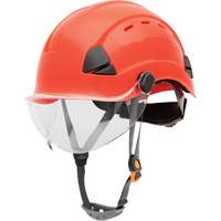 Fibre Metal Safety Helmet, Non-Vented, Ratchet, Red SHJ277 | Globex Building Supplies Inc.