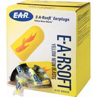 E-A-Rsoft Yellow Neon Blasts Earplugs, Bulk - Polybag SJ427 | Globex Building Supplies Inc.