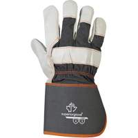Endura<sup>®</sup> Fitters Work Gloves, One Size, Grain Cowhide Palm, Cotton Inner Lining SM856 | Globex Building Supplies Inc.