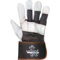 Endura<sup>®</sup> Sweat-Absorbing Gloves, X-Large, Grain Cowhide Palm, Cotton Inner Lining SAL133 | Globex Building Supplies Inc.