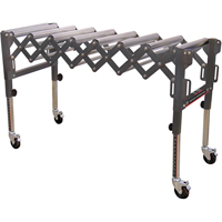 Extendable & Flexible Conveyor Roller Tables, 20" W x 52" L, 300 lbs. per lin. Ft. Capacity TEX194 | Globex Building Supplies Inc.