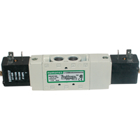 Pilot 5-Way 2-Position 4-Way Solenoid Valves, 1/8" Pipe, 150 PSI TLY605 | Globex Building Supplies Inc.