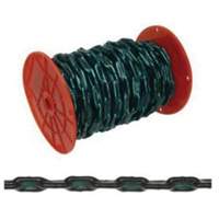 Straight Link Coil Chain with Green Sleeve, Low Carbon Steel, 2/0 x 60' (18.3 m) L, 520 lbs. (0.26 tons) Load Capacity TTB321 | Globex Building Supplies Inc.