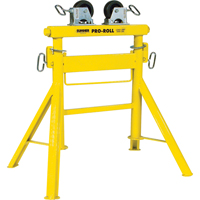 Pro Roll™ Pipe Stand, 2000 lbs. Load Capacity, 36" Pipe Capacity TTT500 | Globex Building Supplies Inc.