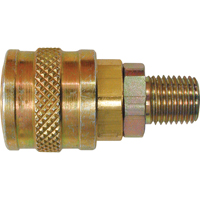 Quick Couplers - 1/4" Industrial, One Way Shut-Off - Automatic Couplers TZ185 | Globex Building Supplies Inc.