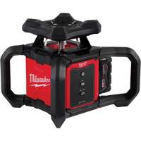 M18™ Red Exterior Rotary Laser Level Kit with Receiver, 2000' (609.6 m) UAW806 | Globex Building Supplies Inc.