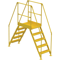 Crossover Ladder, 79 1/2" Overall Span, 50" H x 24" D, 24" Step Width VC450 | Globex Building Supplies Inc.