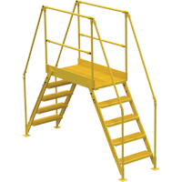 Crossover Ladder, 103-1/2" Overall Span, 50" H x 48" D, 24" Step Width VC452 | Globex Building Supplies Inc.