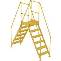Crossover Ladder, 92" Overall Span, 60" H x 24" D, 24" Step Width VC454 | Globex Building Supplies Inc.
