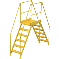 Crossover Ladder, 104" Overall Span, 60" H x 36" D, 24" Step Width VC455 | Globex Building Supplies Inc.