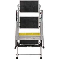 Tilt & Roll Step Stool Ladder, 3 Steps, 34" x 22" x 50.75" High VD439 | Globex Building Supplies Inc.