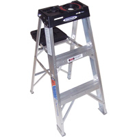 Step Ladder, 3', Aluminum, 300 lbs. Capacity, Type 1A VD557 | Globex Building Supplies Inc.