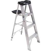 Step Ladder, 4', Aluminum, 300 lbs. Capacity, Type 1A VD558 | Globex Building Supplies Inc.