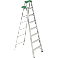 Step Ladder with Pail Shelf, 8', Aluminum, 225 lbs. Capacity, Type 2 VD566 | Globex Building Supplies Inc.