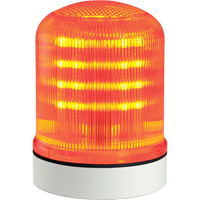 Streamline<sup>®</sup> Modular Multifunctional LED Beacons, Continuous/Flashing/Rotating, Amber XE717 | Globex Building Supplies Inc.