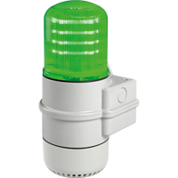 Streamline<sup>®</sup> Modular Multifunctional LED Beacons, Continuous/Flashing/Rotating, Green XE720 | Globex Building Supplies Inc.