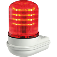 Streamline<sup>®</sup> Modular Multifunctional LED Beacons, Continuous/Flashing/Rotating, Red XE721 | Globex Building Supplies Inc.