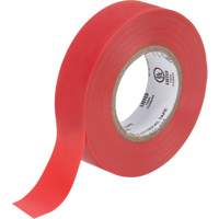 Electrical Tape, 19 mm (3/4") x 18 M (60'), Red, 7 mils XH383 | Globex Building Supplies Inc.