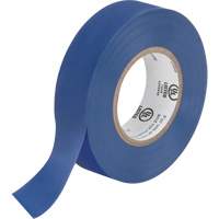 Electrical Tape, 19 mm (3/4") x 18 M (60'), Blue, 7 mils XH385 | Globex Building Supplies Inc.