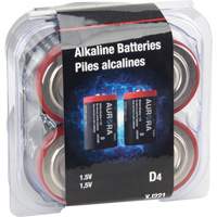 Industrial Alkaline Batteries, D, 1.5 V XJ221 | Globex Building Supplies Inc.