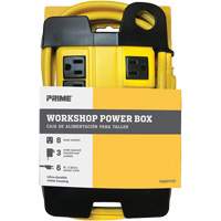 Workshop Power Box, 8 Outlet(s), 6', 15 Amps, 1875 W, 125 V XC040 | Globex Building Supplies Inc.