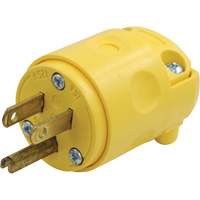 Replacement Plug, PVC, 15 A, 125 V XJ241 | Globex Building Supplies Inc.