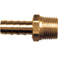 Male Hose Connector, Brass, 3/4" x 3/4" QF083 | Globex Building Supplies Inc.