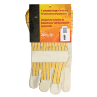 Fitters Patch Palm Gloves, Large, Grain Cowhide Palm, Cotton Inner Lining YC386R | Globex Building Supplies Inc.
